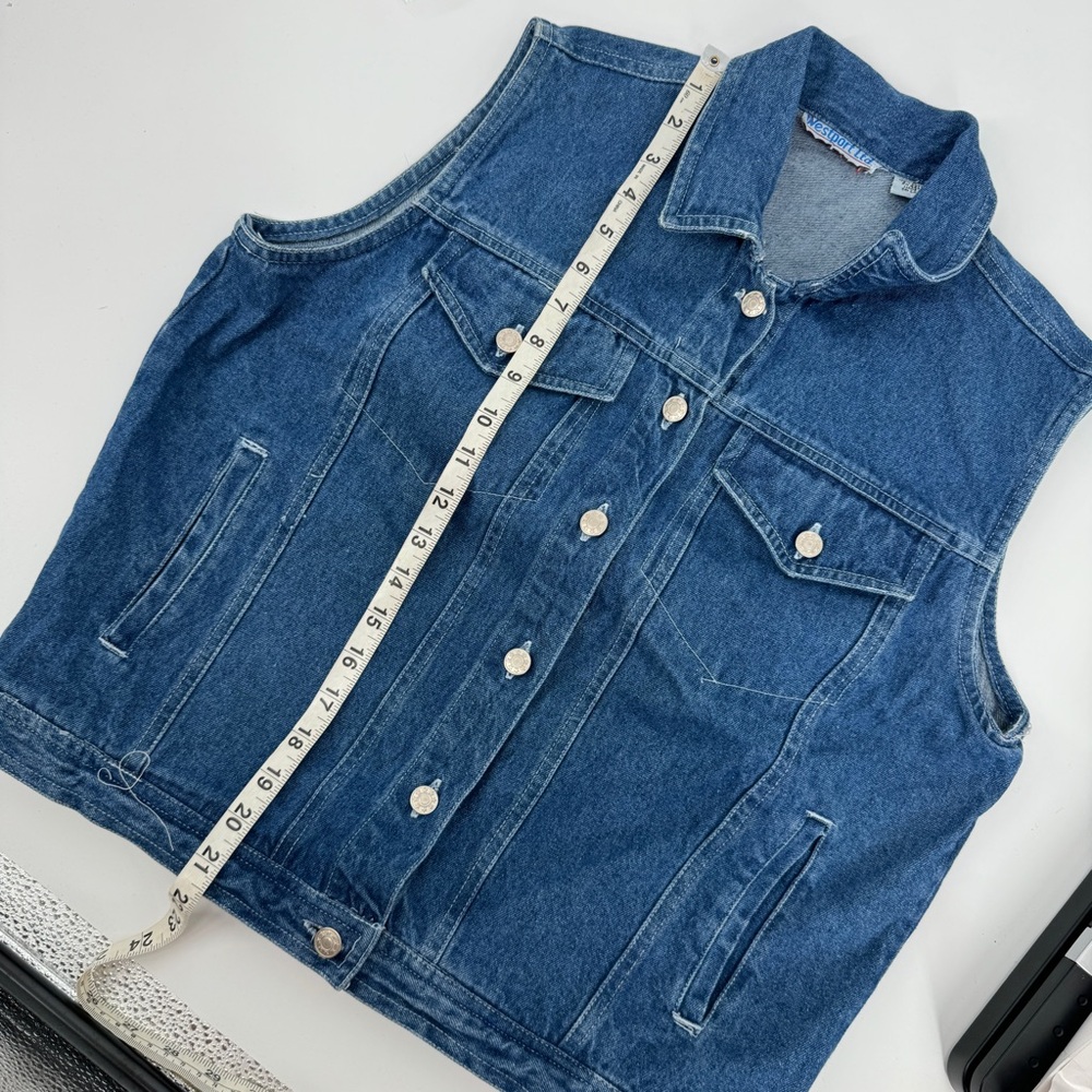 Vintage Westport Ltd. Jean denim vest - Picture 7 of 7